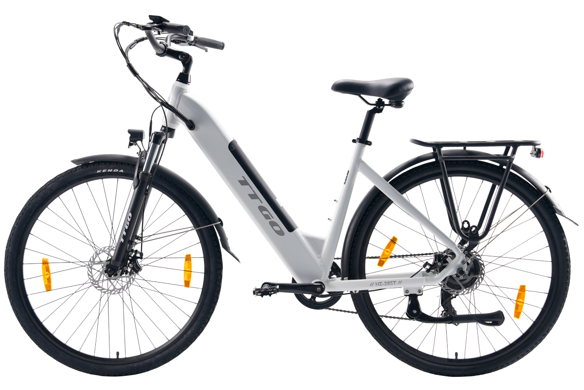 TTGO HZ-28ST City eBike in white